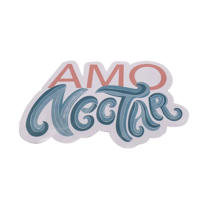 Custom Adhesive White PVC Label Die Cut Sheet Sticker Aluminium Vinyl Sticker