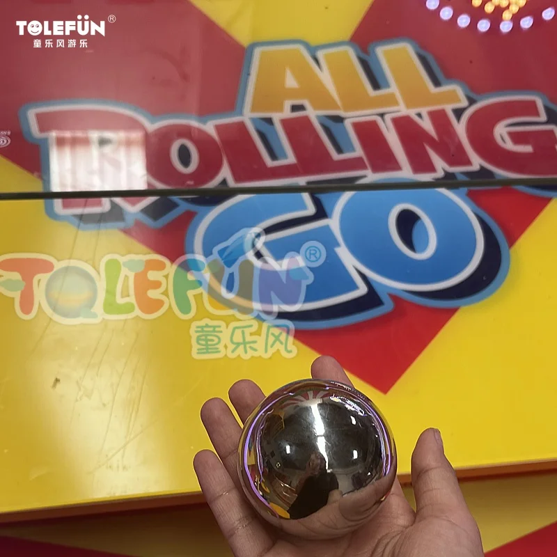 Tolefun Themed Outer Wrap Roll A Ball Racing Booth Games 4 Player Game End-Of-The-Pier Game For Corporate Events And Exhibitions