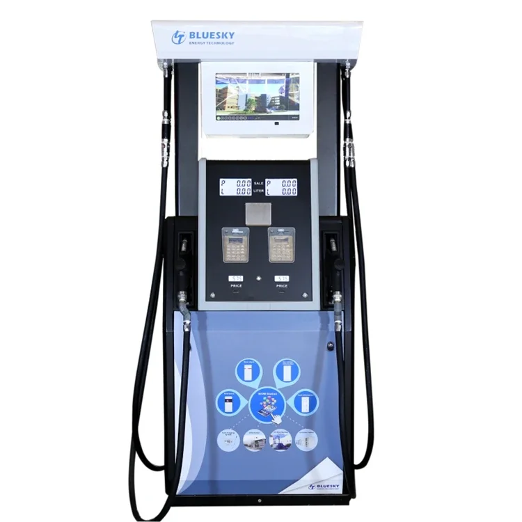 Bluesky 2 Products 2 Nozzles Portable Wayne Petrol Fuel Pumps Dispenser For Gas Station Gilbraco Fuel Dispenser