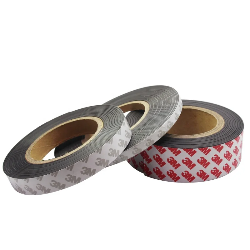 3m adhesive flexible magnet suppliers magnetic rubber strip roll sheet with cheap price
