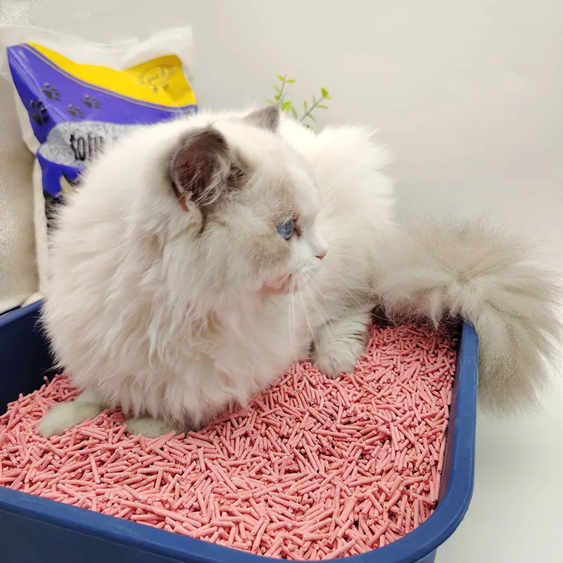 Hot selling factory direct sales biodegradable dust-free agglomeration strong cat litter tofu cat litter