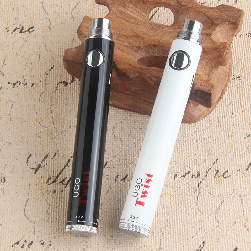 
UGO Twist 650mah 900mah Battery Vape Carts Preheating 510 Thread E Cig Batteries with Charger 
