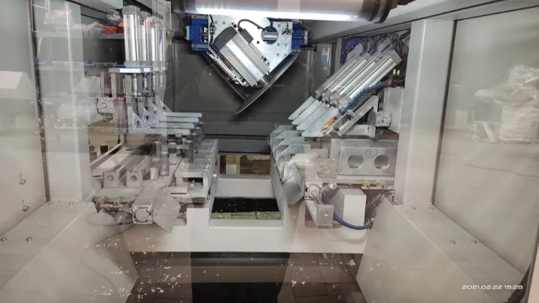 pvc cnc cutting machine UPVC Window Profile CNC Cutting Center Machine Provided Engine with 3 Machines Aluminum New Engine