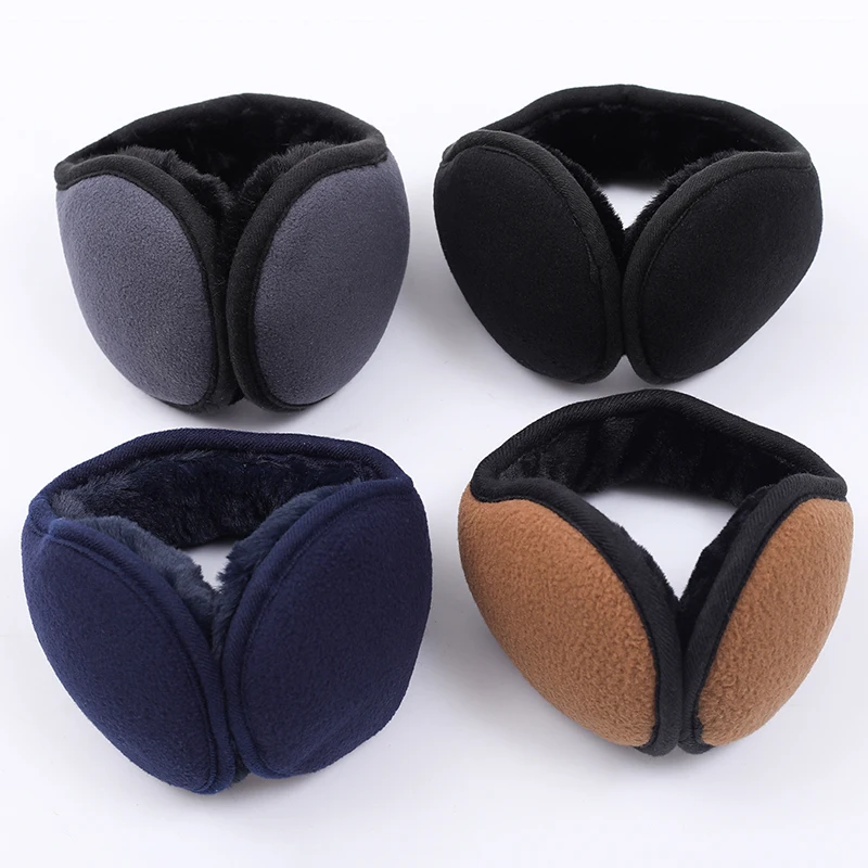 Лидер продаж, флисовые наушники для защиты ушей, плюшевые теплые наушники, зимние наушники