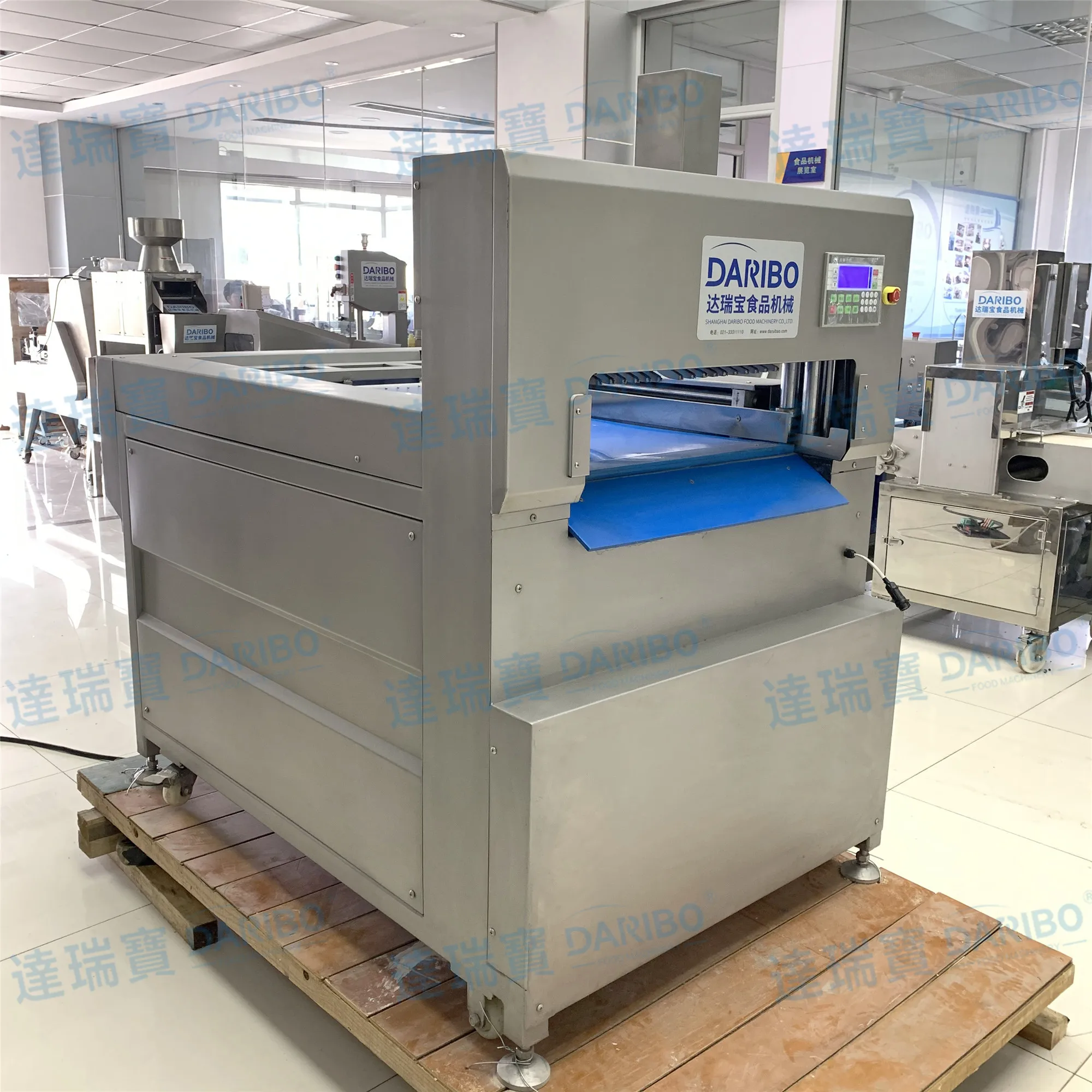 High Precision Cutting Mutton Rolls Cubes Frozen Beef Cubes Cutter Cod Slicer Compound Fish Processing Machine