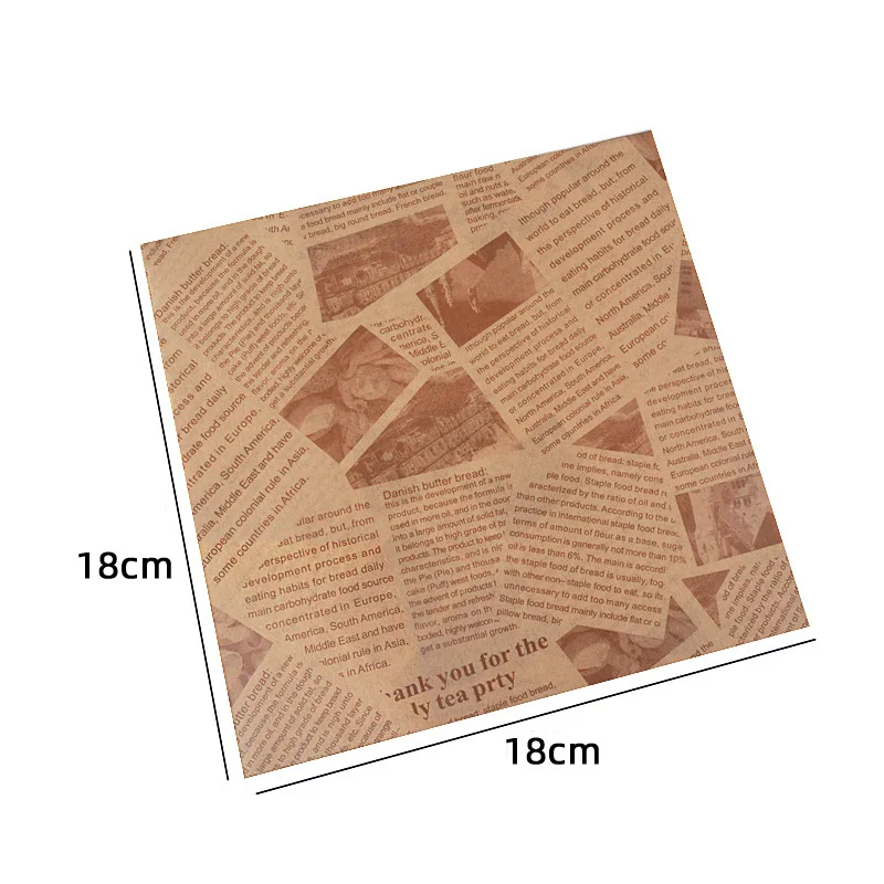 Greaseproof Hamburger Sandwich Packaging Tray Supply Golden Supplier Air Fryer Baking Tray Oil Paper Sheet