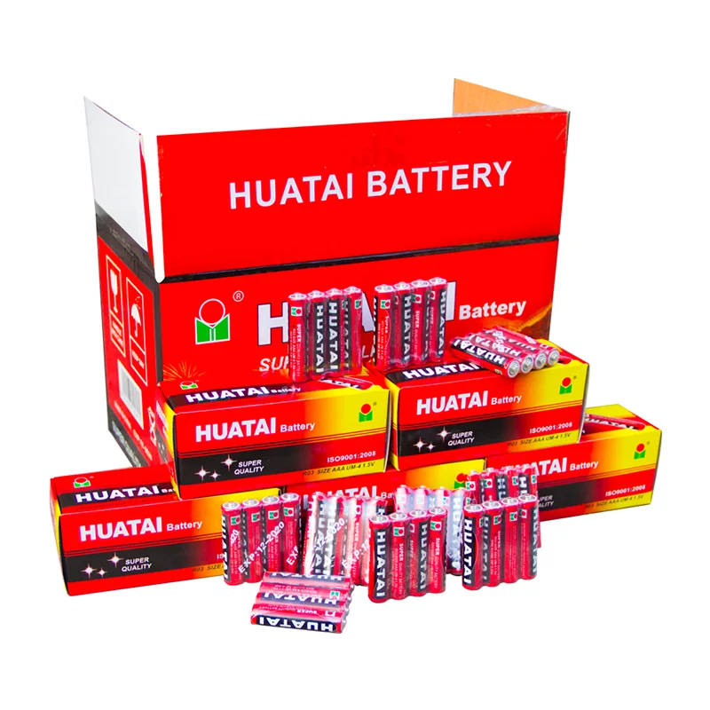 China Super Heavy Duty  R03 1.5V  Batteries Zinc Carbon Size Aaa Batteries Dry Battery