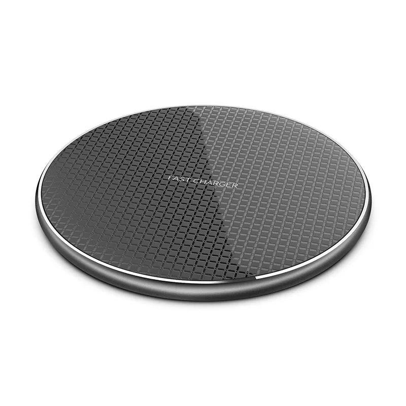 
Free sample 2020 New design metal alloy 10w fast charging wireless charger for iphone Samsung Settpower K8 
