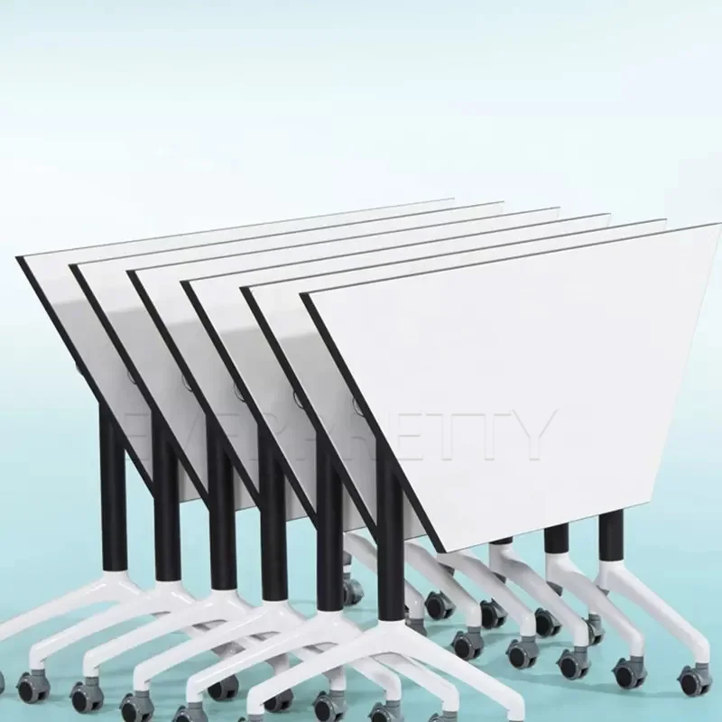 College Classroom Furniture Folding Table Training Institution Student Movable Desk for Sales