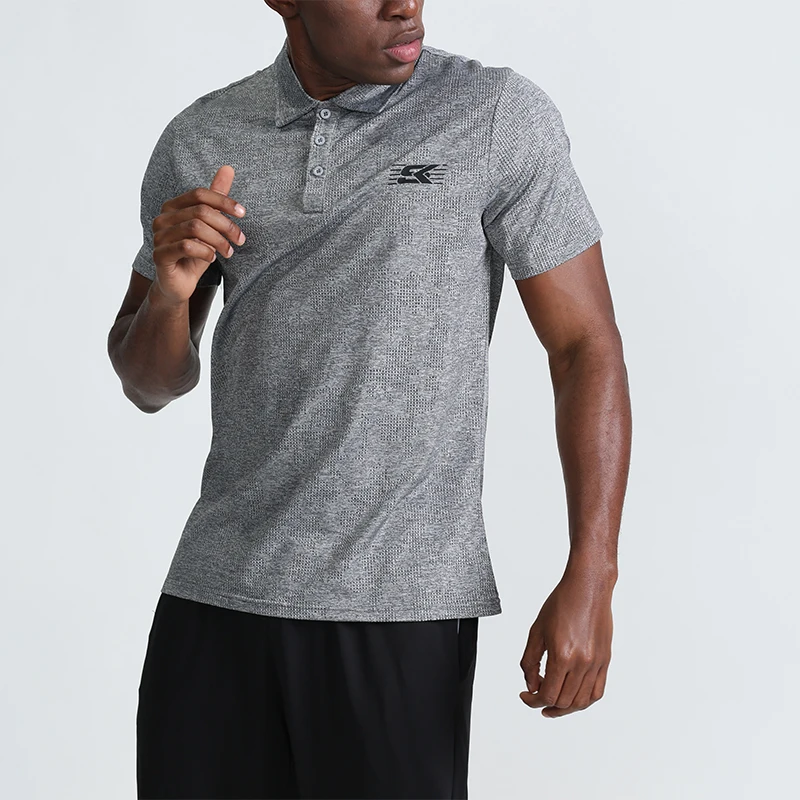 Mens polo shirts Spring Summer hot arrivals fitness short sleeve tops gym sport wear custom blank t-shirt