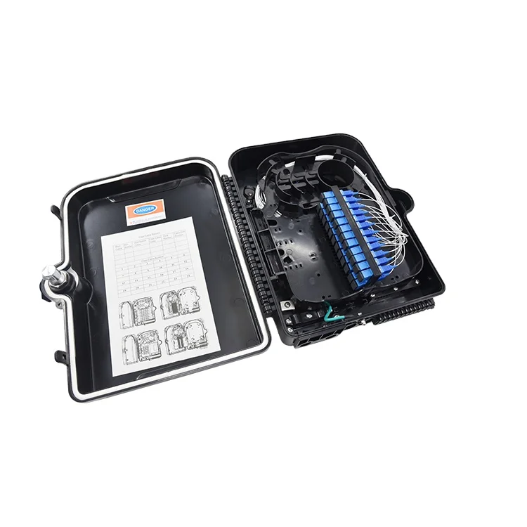 CATVSCOPE FTTX Outdoor Fiber Optic Distribution Terminal Box 24 Cores FTB-W24A for FTTH Drop Cable