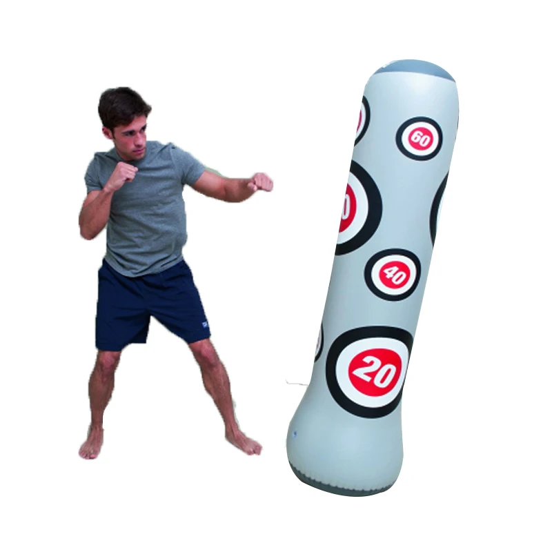 
Boxing Fitness Free-Standing Strong Pvc Inflatable Punching Bag For Kids And Inflatable Tumbler Toy 