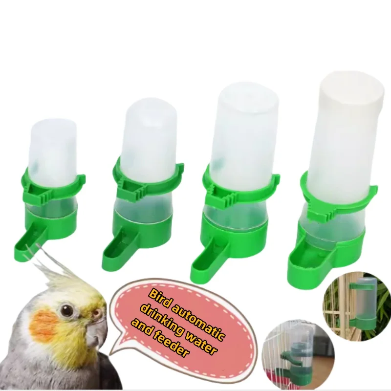 bird drinker and feeder for poultry farm automatic parrot drinker pet bird drinker and feeder