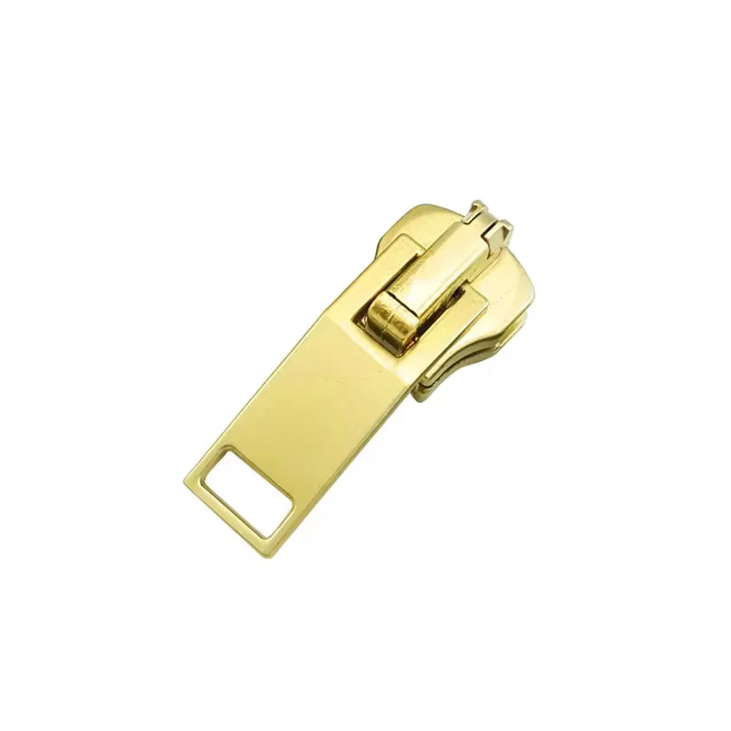 No.3/No.5 EU type metal custom logo zipper puller and slider