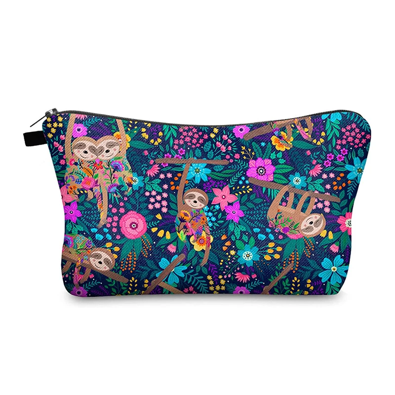 2024 New Custom Logo Fashion Design Pencil Bag Brush Storage Pouch Makeup Bag Travel Cosmetic Bag