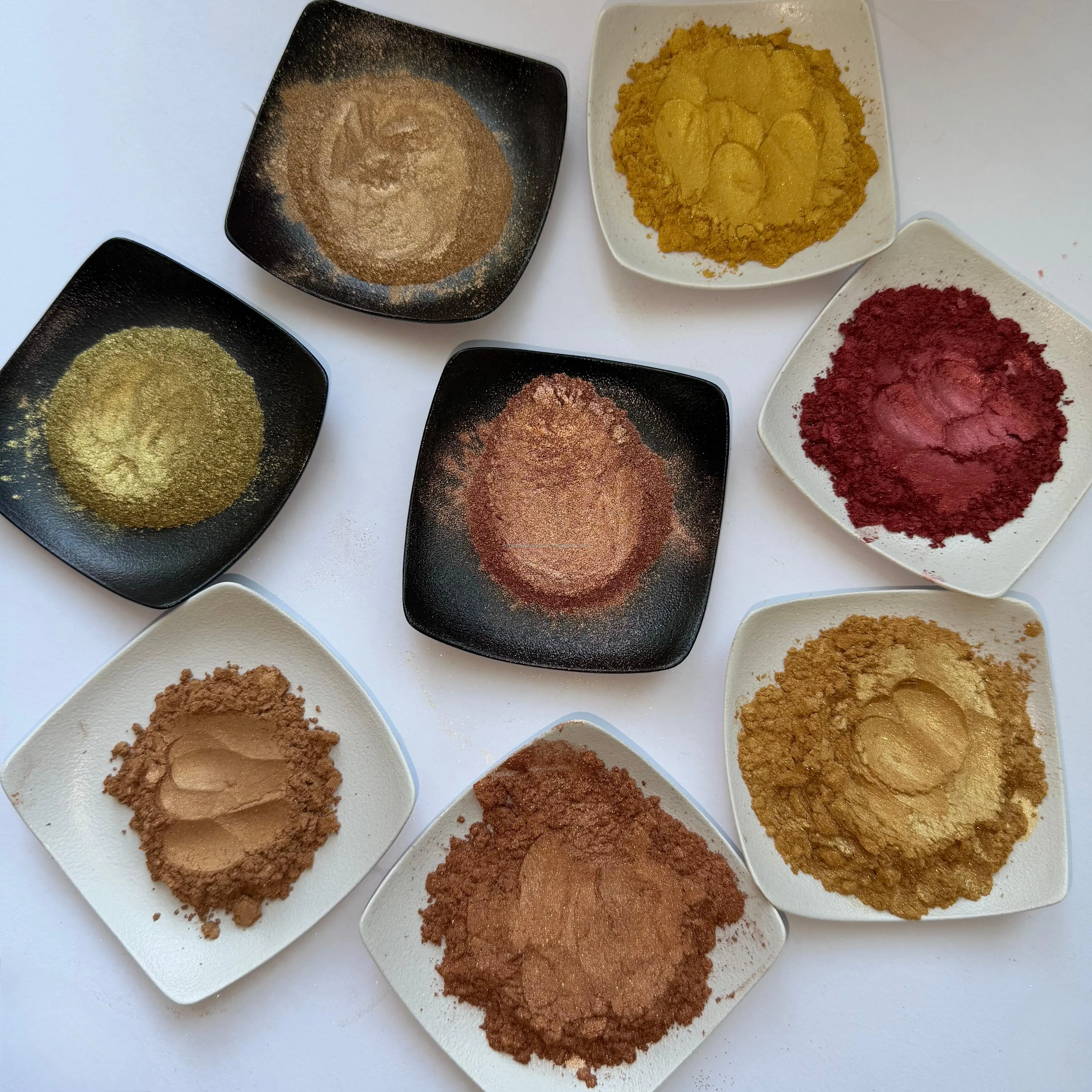 GOLD DIAMOND Pearlescent Ceramic Pigment Glitter Powder Fantastic Vision Effects with Sunshine Resistance Paints