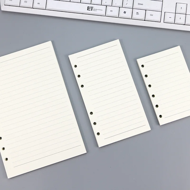 School stationery supplies A5 A6 replaceable naked coil notebook filling paper office notebook interior page wholesale