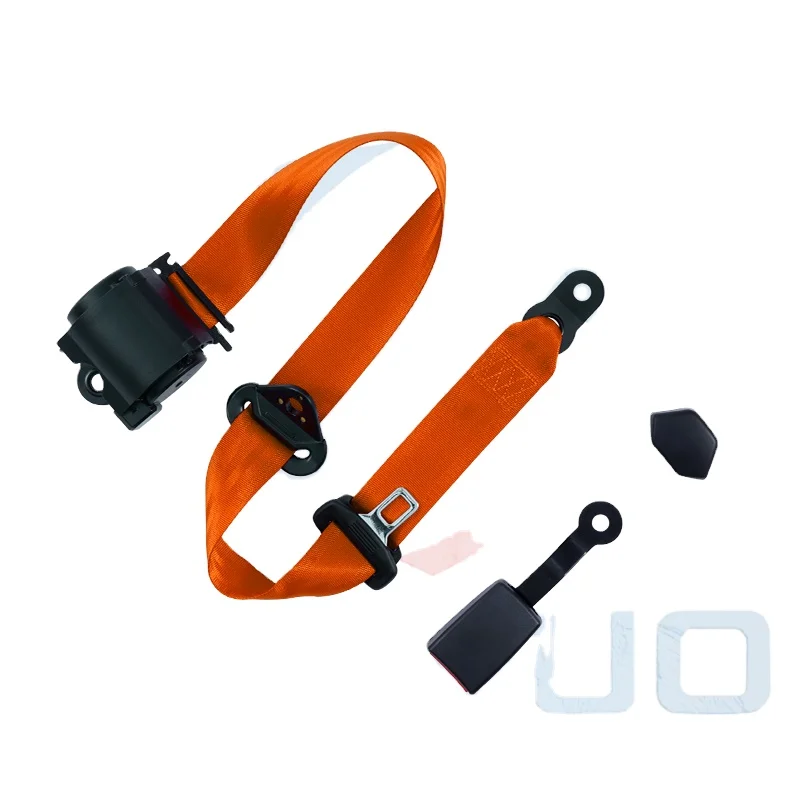 Universal 3-Point Retractor Seat Belt Ar4m Type Terylene Material Vehicle Safety Automatic Car Seat Belt 3 Points Safety Belt