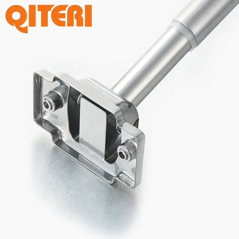 Professional Customization Bendable Curved Shower Rod Aluminum Metal Shower Curtain Pole Suitable For Bathroom