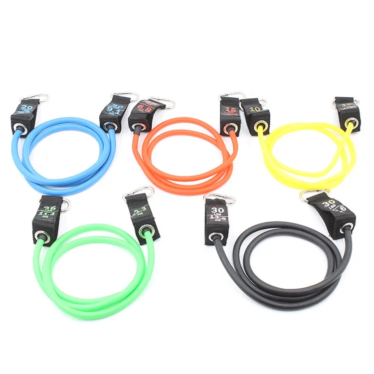 Door Anchor Handles Ankle Straps Exercise Chart Carry Bag Body Shaping Workout Resistence Bands Tubes Latex