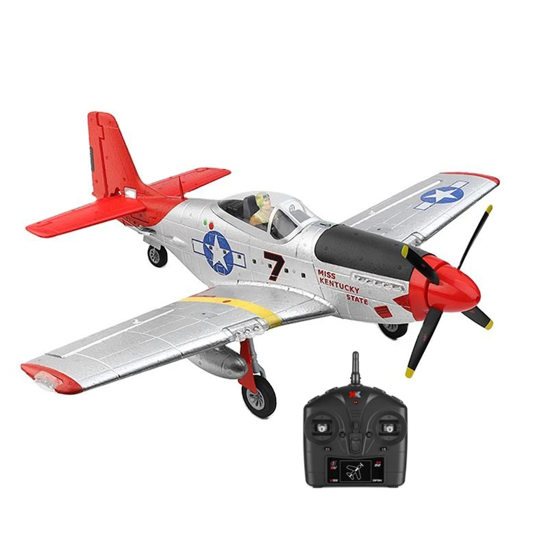 Лидер продаж самолет WLtoys A280 с бесщеточным двигателем P51 симулятор истребителя 2 4 г режим 3D6G со светодиодным прожектором радиоуправляемый игрушки