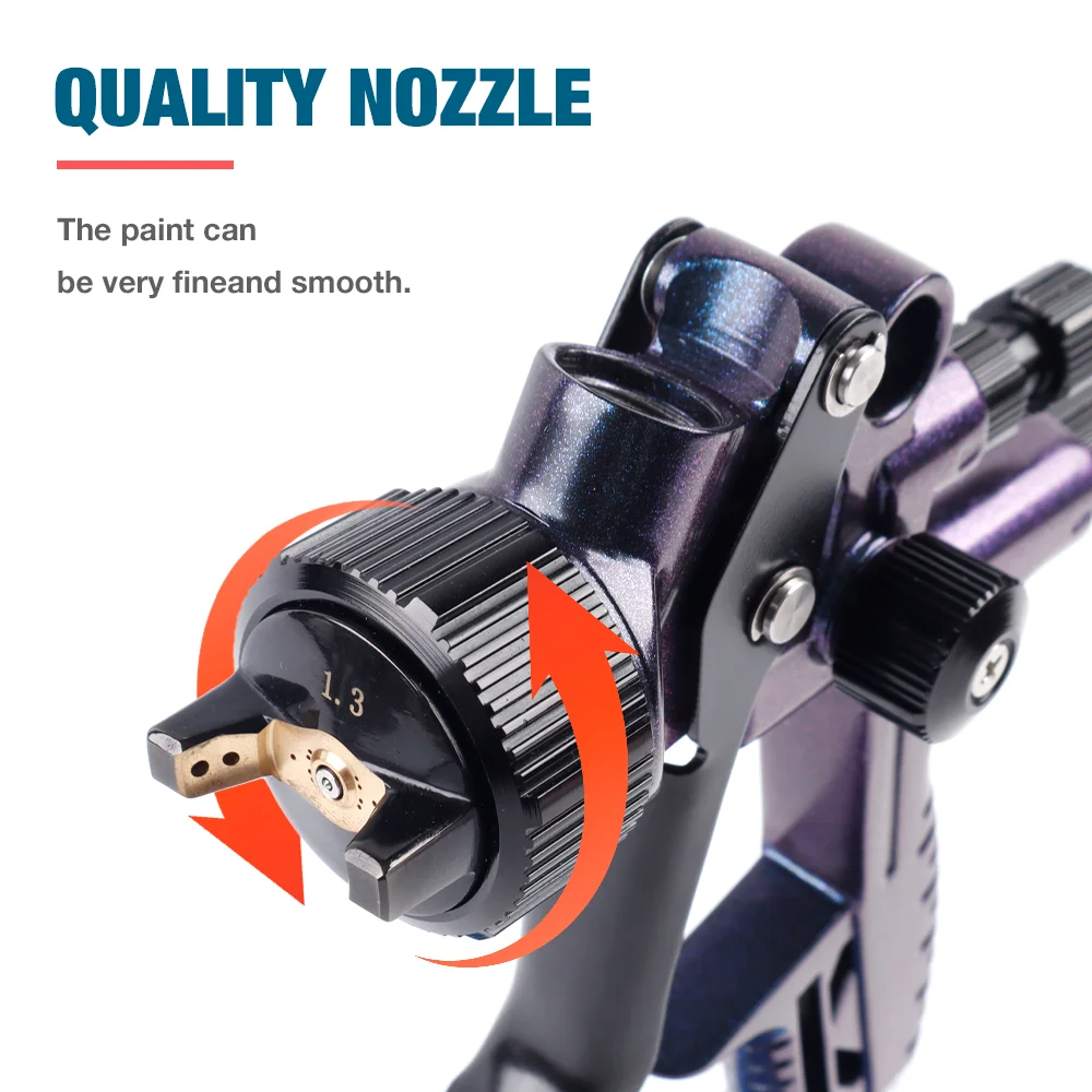 Professional Pneumatic Painting Gun Wholesale,Spray Gun Plastic Mix Cup  HVLP Air Spray Gun Automotive Spraying.