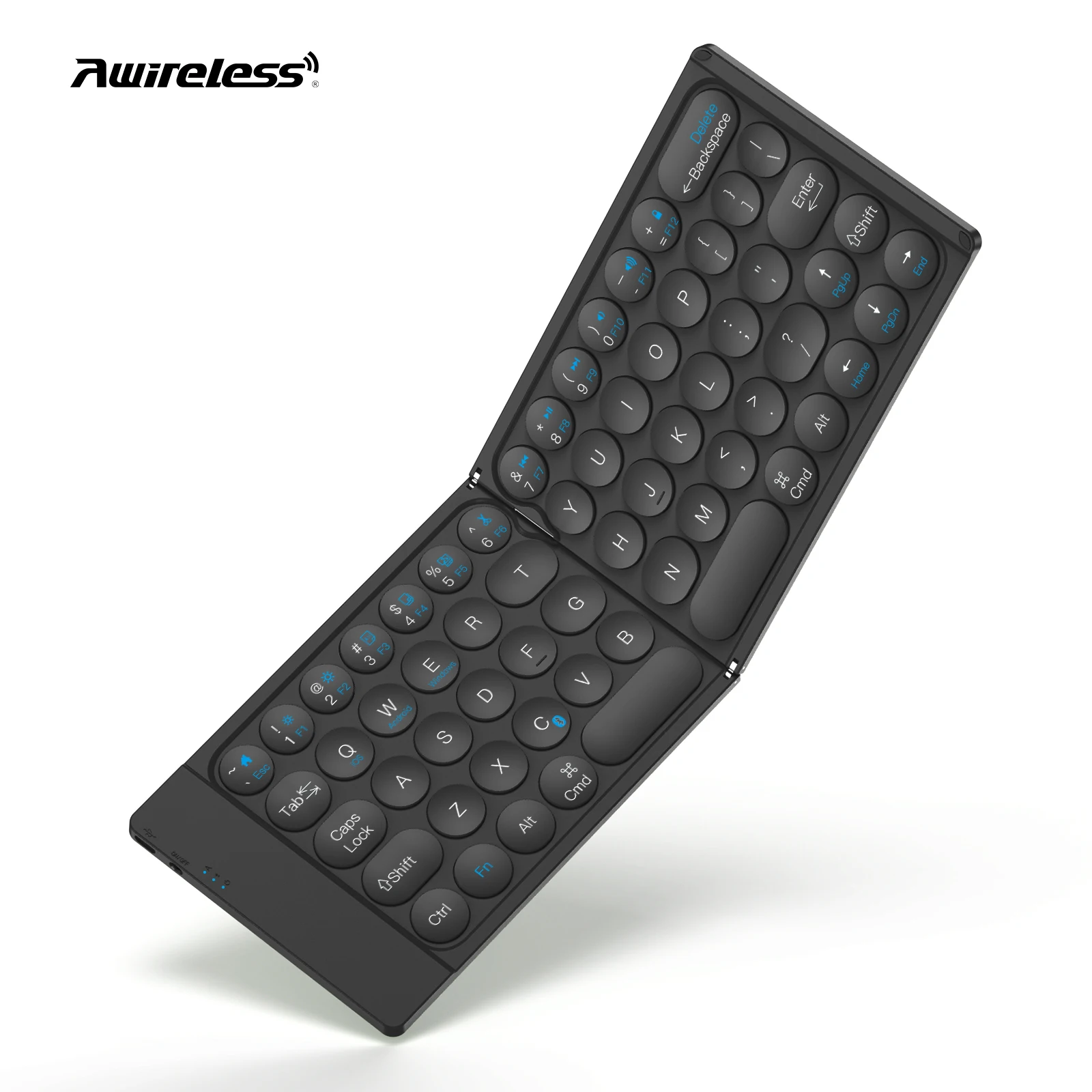 Awireless Aluminium Keyboard Portable Kc Certificate rechargeable Bluetooth Keyboard For Lenovo Android Ios Tablet