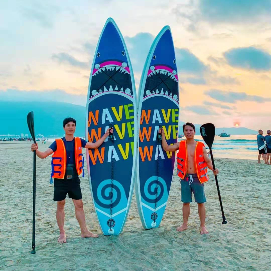 
New design wood style inflatable sup board adventure stand up paddle board inflatable paddle board 