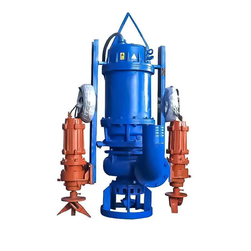 vertical Water Intelligent prices cement suction centrifugal sand sewage hydraulic motor submersible slurry pump with agitator
