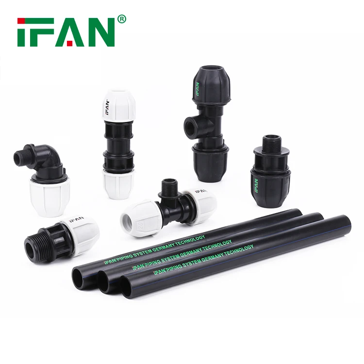 IFAN Corrosion Resistant HDPE PP PE Pipe Fitting Irrigation System PP Water Pipe Fitting