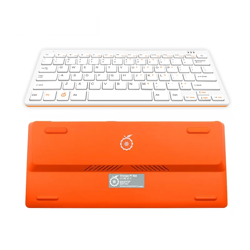 Orange Pi 800 Mini PC 4GB LPDDR4 RAM 64GB EMMC 6-Core 64-Bit Rockchip RK3399 Dual-Band Wireless Wifi BT 5.0 Mini PC Keyboard