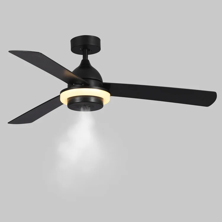 Factory Wholesale Indoor Lighting Ceiling Fan Light Restaurant Spray Remote Control Ceiling Fan With Lamp