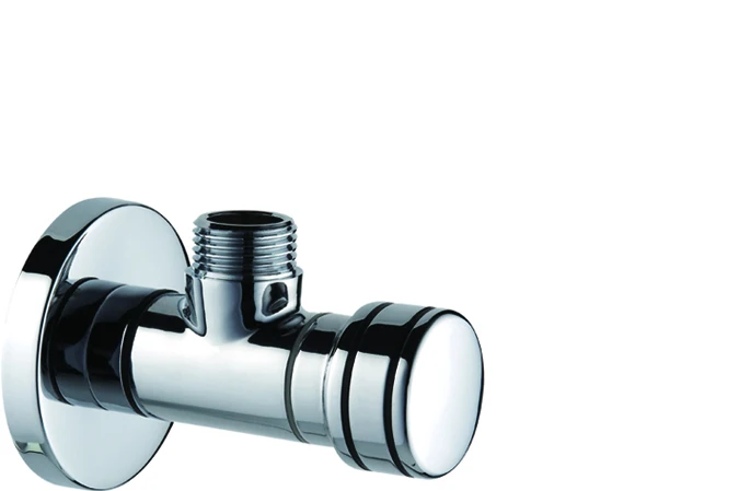 
High Qualitysquare Chrome polish Ceramic angle valve 
