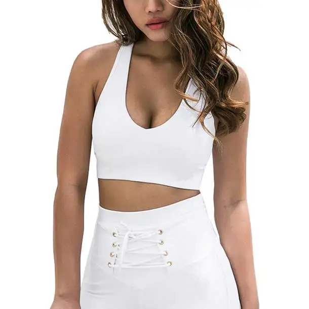 Personalized Yoga Sports Bra Wear Lingerie Gym Yoga Sports Bra Design Your Own Fitness Clothing Transparent Top Women Sexy