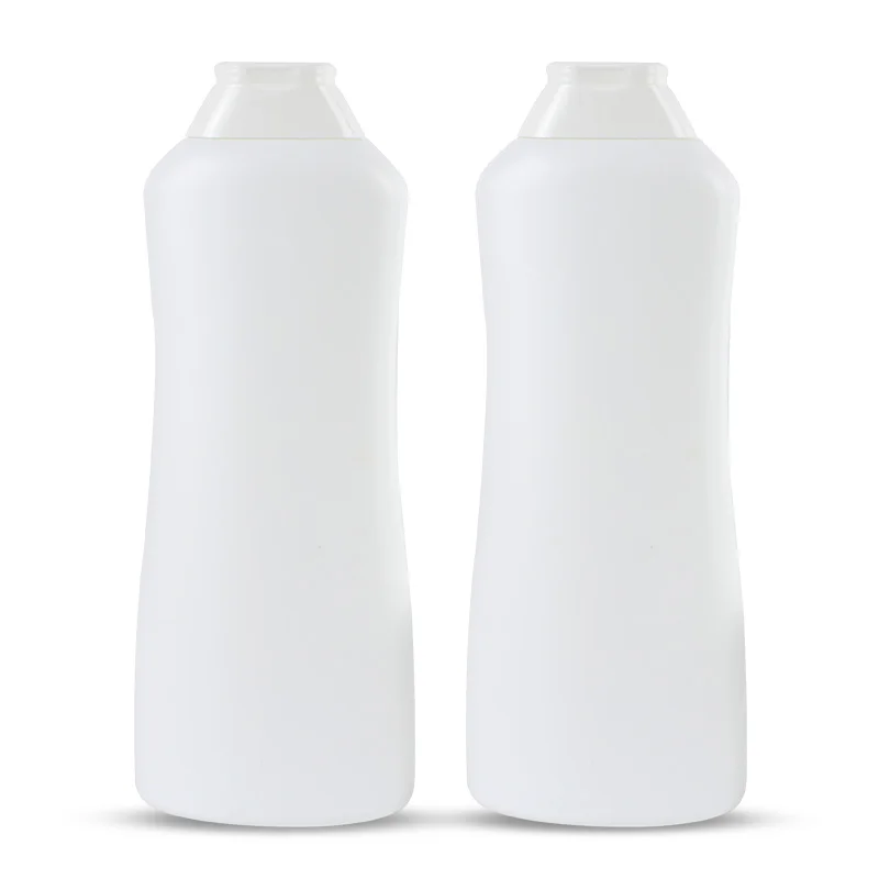 Custom Empty Square HDPE Flat  Tanning Oil Body Lotion Cream Bottle With Flip Cap