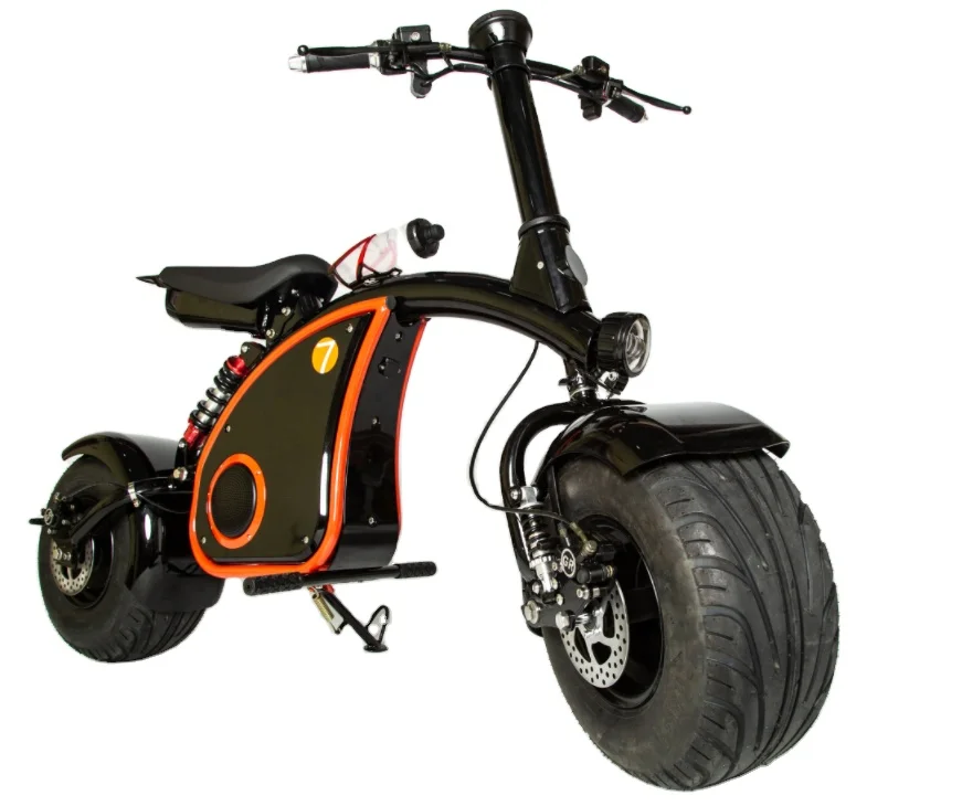 Off Road 2 Wheel Electric Moped Scooter 3000W Rear Motor Motorcycle Electric