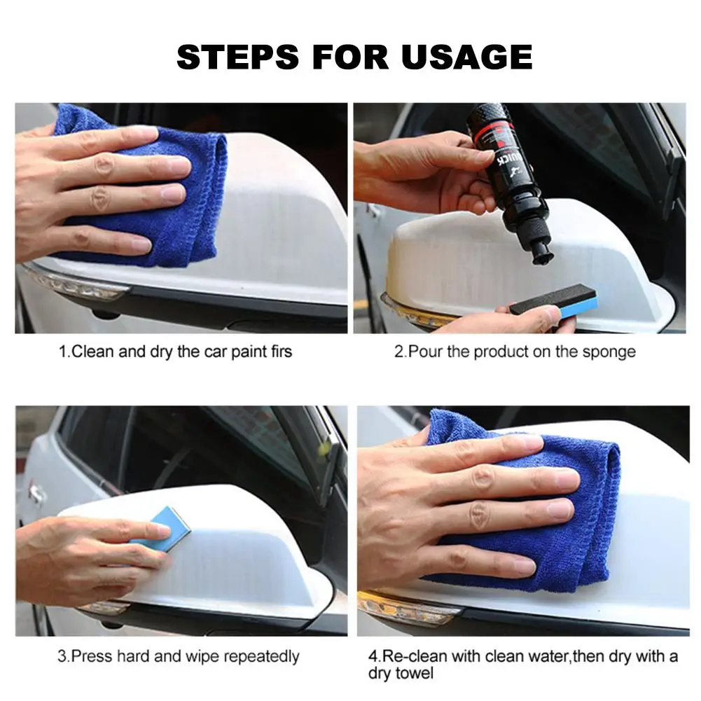 
Car Polish Coating Car Wax Liquid Ceramic Spray Coating Car Polish Spray Sealant Top Coat Quick Nano-Coating Auto Detailing Care 