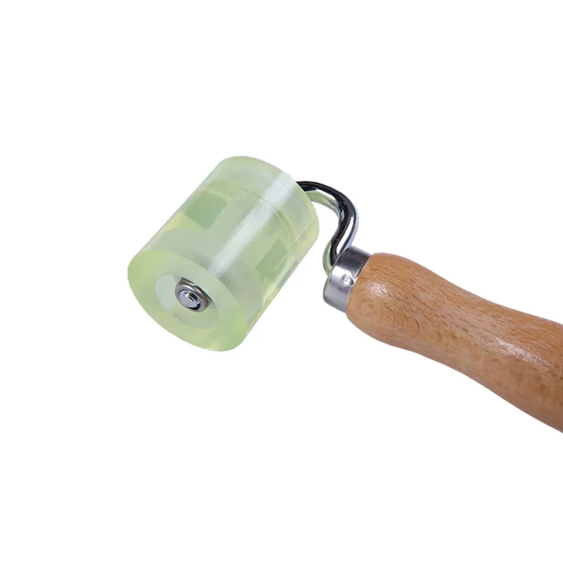 Double-Ended Silicone Seam/Brass Detail Penny Combo Roller Tool Press Roller Seam Roller for Wallpaper DIY Industrial Use