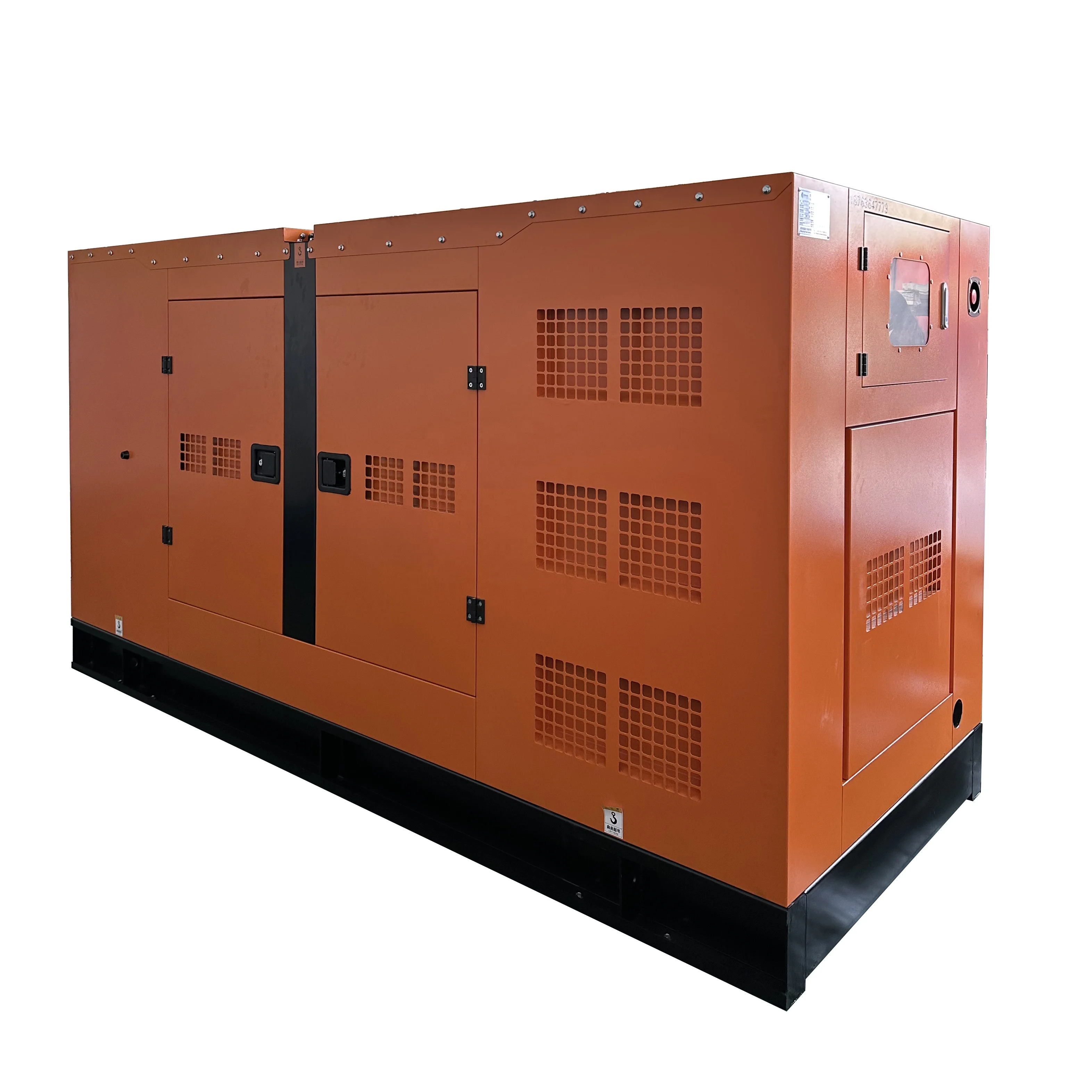 Generador de energia gratuito super silencioso de 80kw/100kva para uso en exteriores, generation de energia de biogas