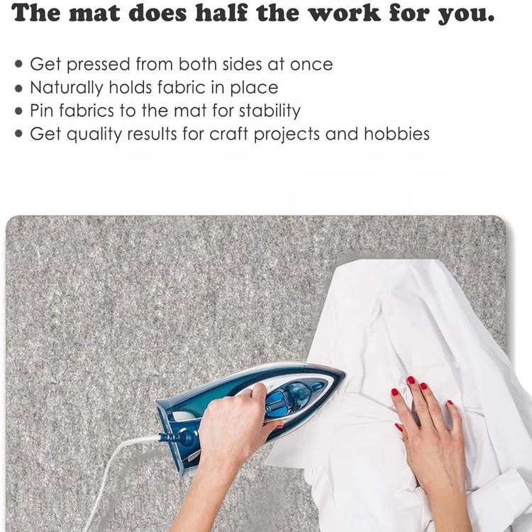 Wooly felted wool pressing woders ironing mat