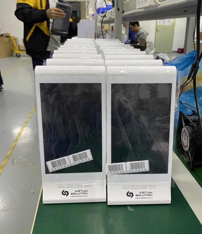 customized indoor advertising machine led video photo posters restaurant menu board table top digital display