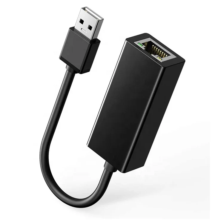 Plug and Play 1000Mbps USB 3.0 to Gigabit RJ45 Ethernet Network Lan Adapter for Laptop Computer