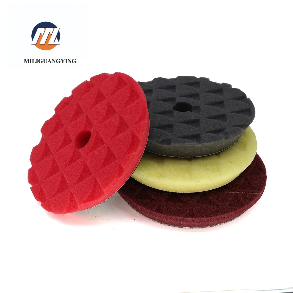 5 6 7 inch diamond heavy cutting hard polishing pads disc for car cleaning