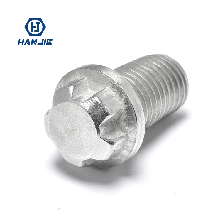 M6 M8 M10 High Precision Stainless Steel 5 Point Hex Head Flange Bolt