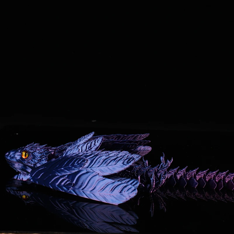 New Design Custom 32CM The First Flying Dragon Gradient Color 3d Printed Toys Customized Kids Toys Desk Toys