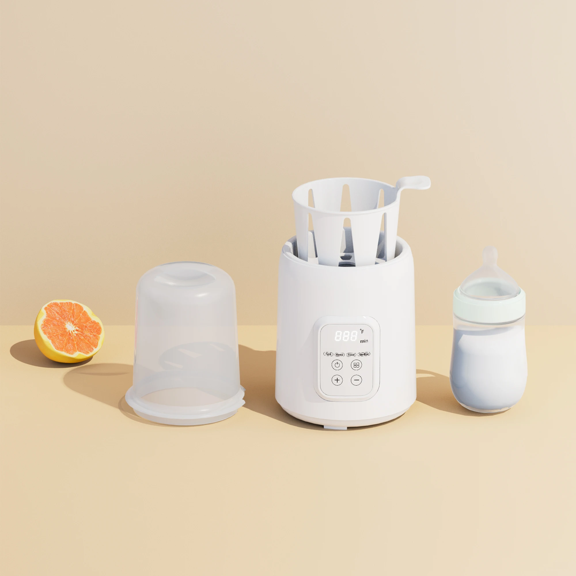 Electric Baby Bottle Warmer Fast Heating Baby Milk Heater Defrost Warmer  Display for Breast Milk Warmer