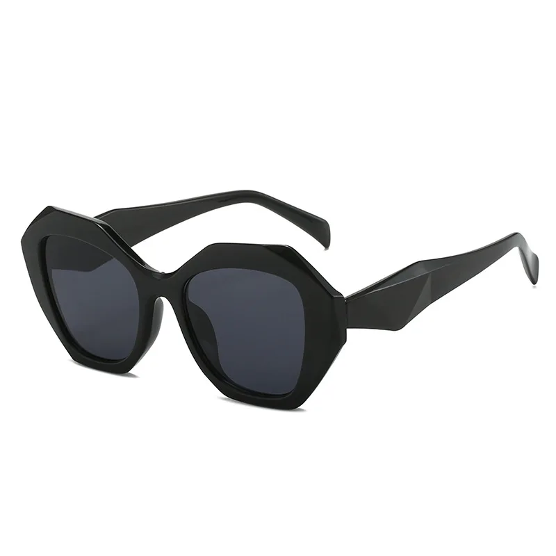 Geometric Multilateral Type Sunglasses Luxury Texture Pop #2024