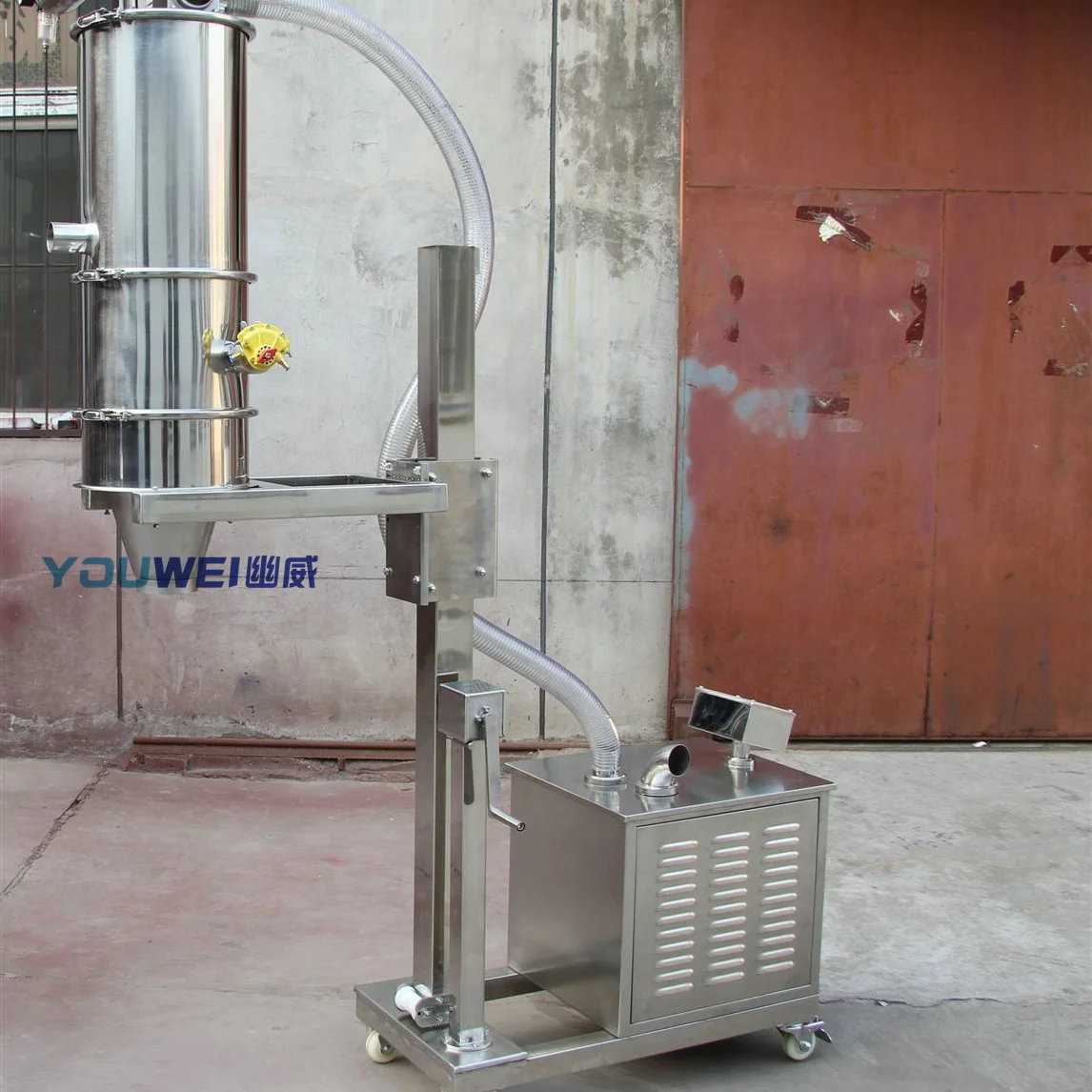 Packing Machine Rice Husk Biomass Pneumatic Vacuum Conveyor with Scale