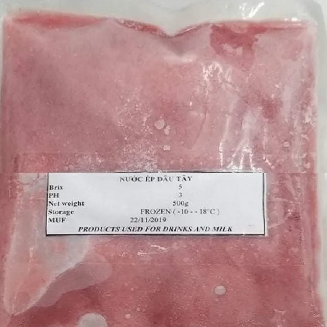 FROZEN STRAWBERRY PUREE - BRAND NAME: MEKONG HERBALS