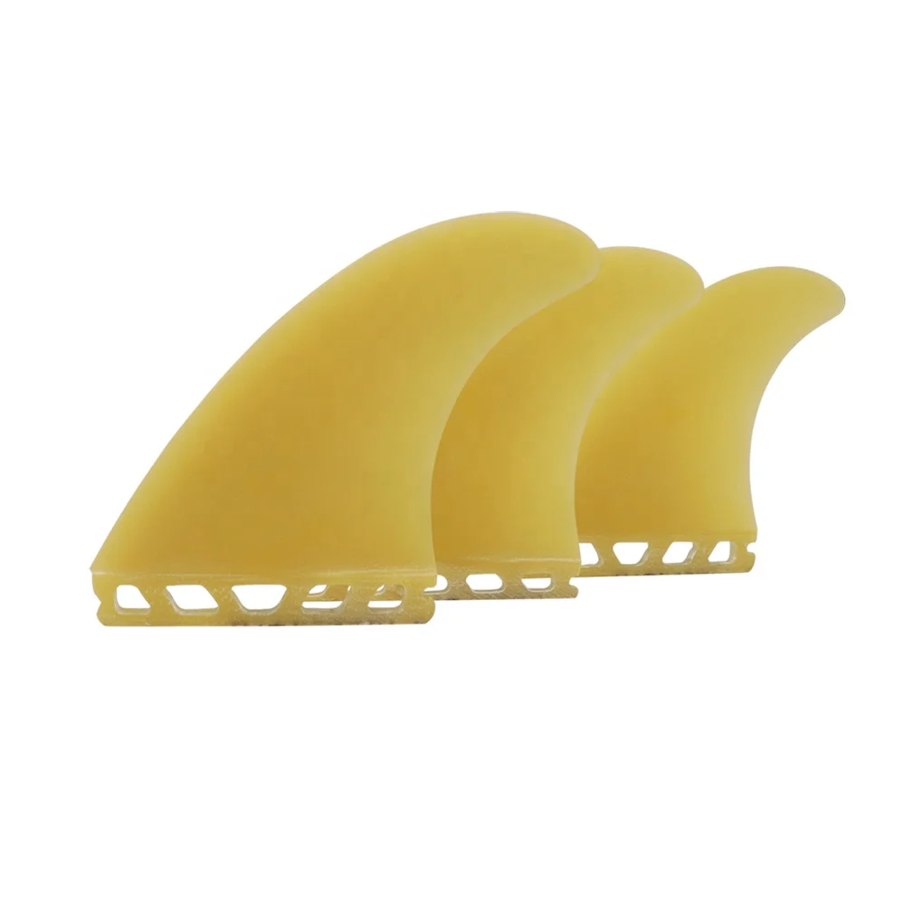 UNDERICE China Factory Handmade Surf Future 3 Pieces Fins Fiberglass Standard Thruster Upright Surfboard Side Fins